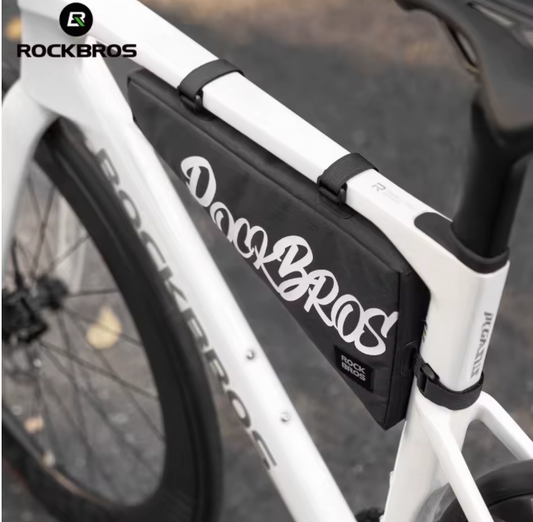 RockBros Bolsa Triangular 1.9L – Tubo Superior / Cuadro de Bicicleta