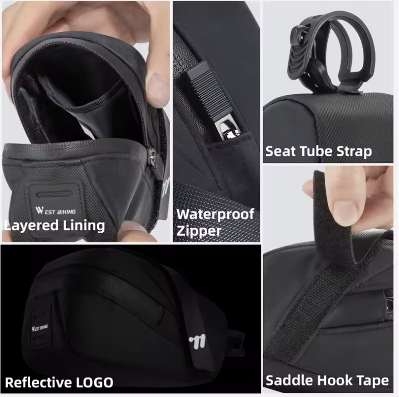 WEST BIKING – Bolsa de Sillín 0.8L