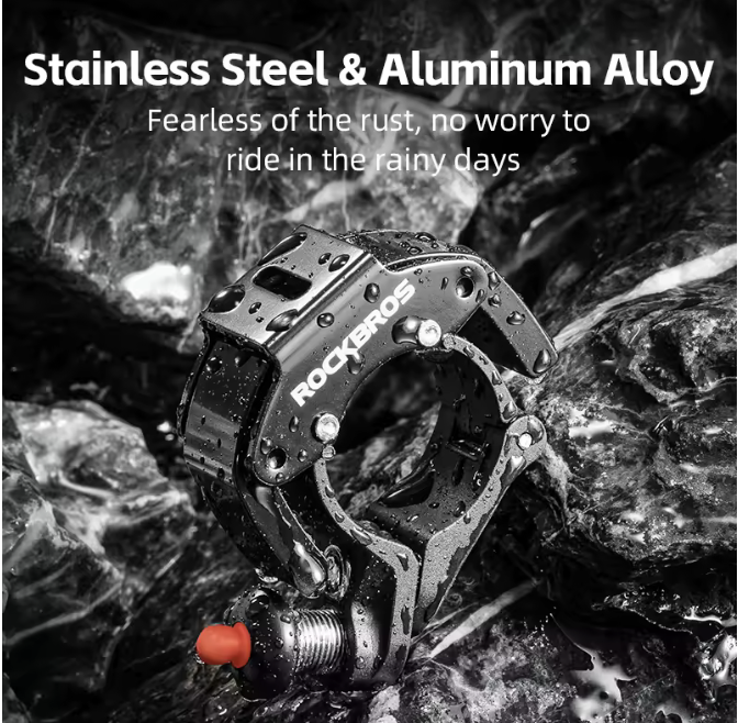 ROCKBROS – Timbre de Seguridad para Bicicleta 100 dB (Aluminio)